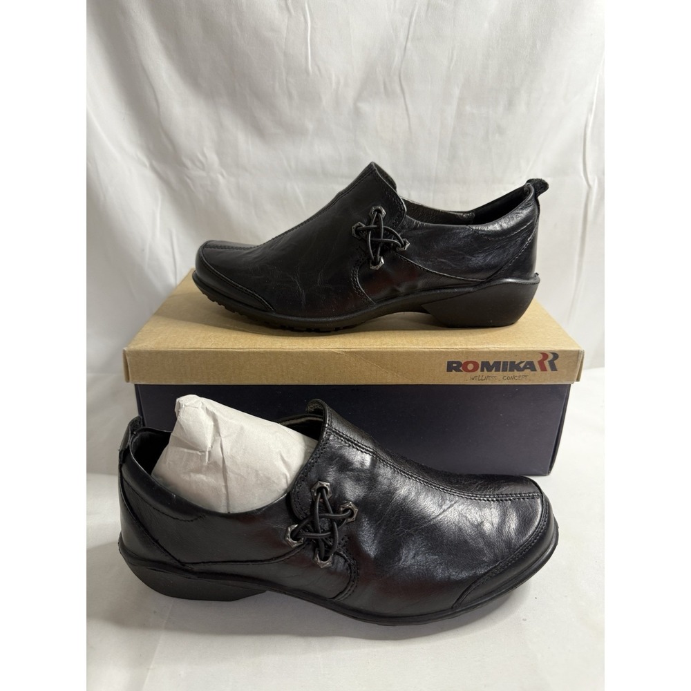 Romika by Josef Seibel City Lights 44 Leather Loafers EU36 US5–5.5 NEW Box